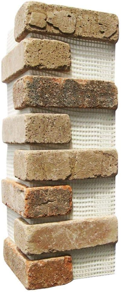 Brickwebb Thin Brick Sheets - Corners (Box of 3 Sheets) - Promontory