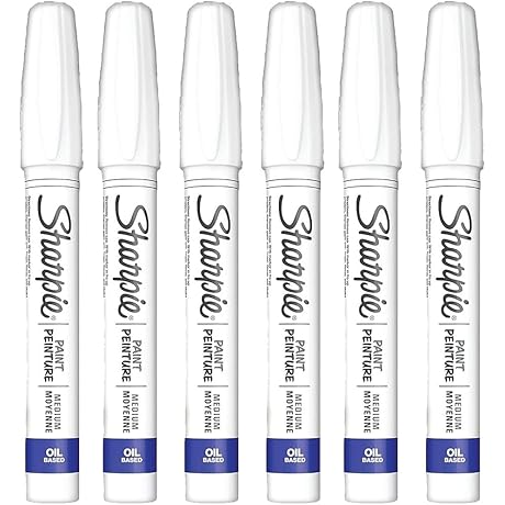 Oil-Based Paint Marker: Unleash Your Creativity with Sharpie's White Medium-Point Magic