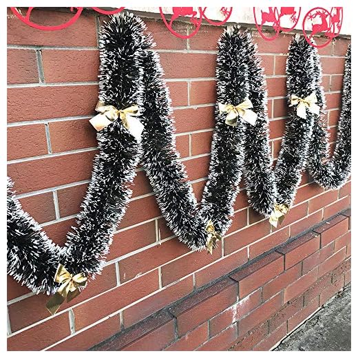 YHLVE Guirlande de Noël,Porte de Mur de Noël décor Guirlande Ornements d'arbre de Noël-2M