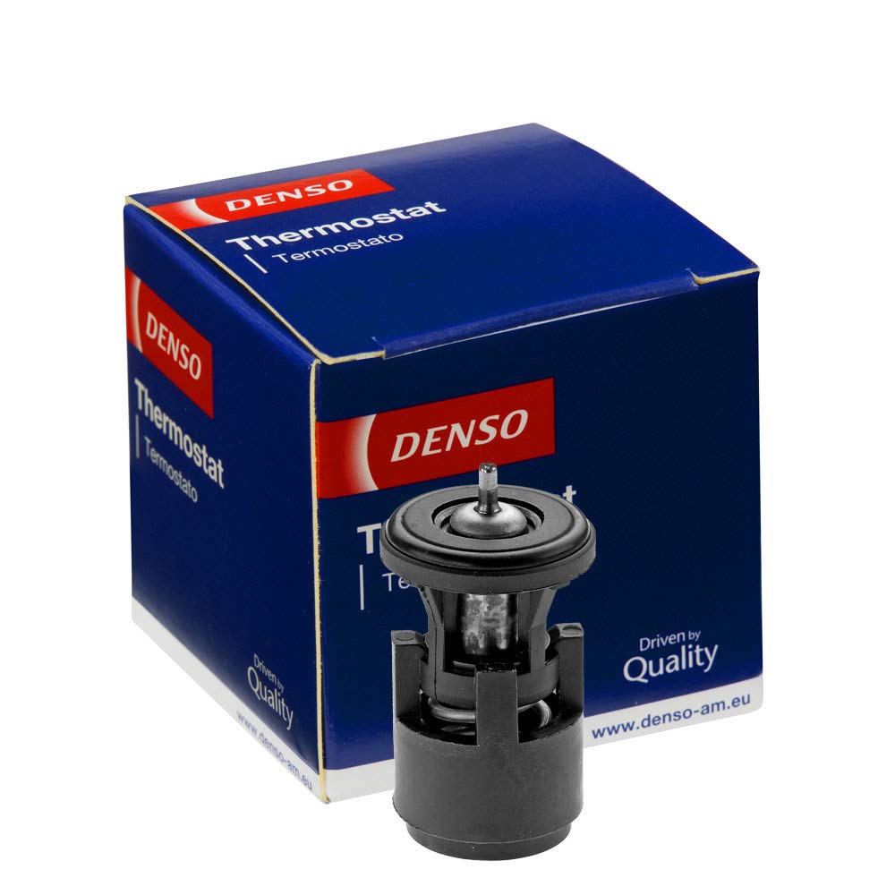 DENSO Automotive Thermostat - DTM87385 - Replacement OEM Engine Thermal Temperature Control Regulator for Reliable and Optimal Cooling