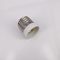 Vista 5 de 8 portalámparas E27 a E17 convertidor de adaptador - E26 a base de bombilla E17 - Compatible con bombillas LED/CFL, resistente al calor