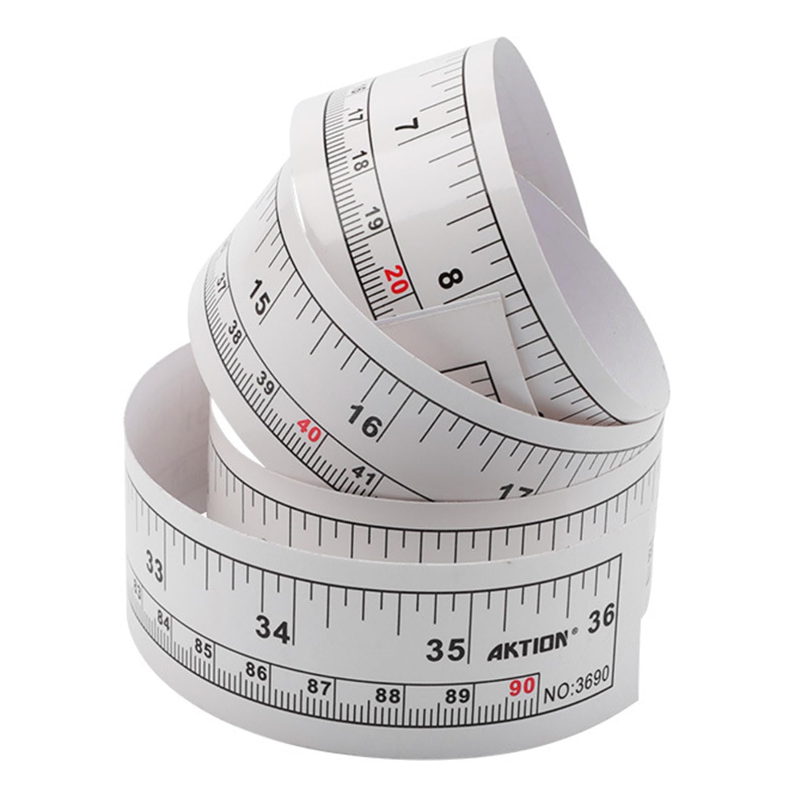 Buxuaaaa Sewing Machine Measuring Tape Ruler with Centimeter Inch Scale Adhesive Sewing Measure Tape Ruler for Tailoring Machine Adhesive