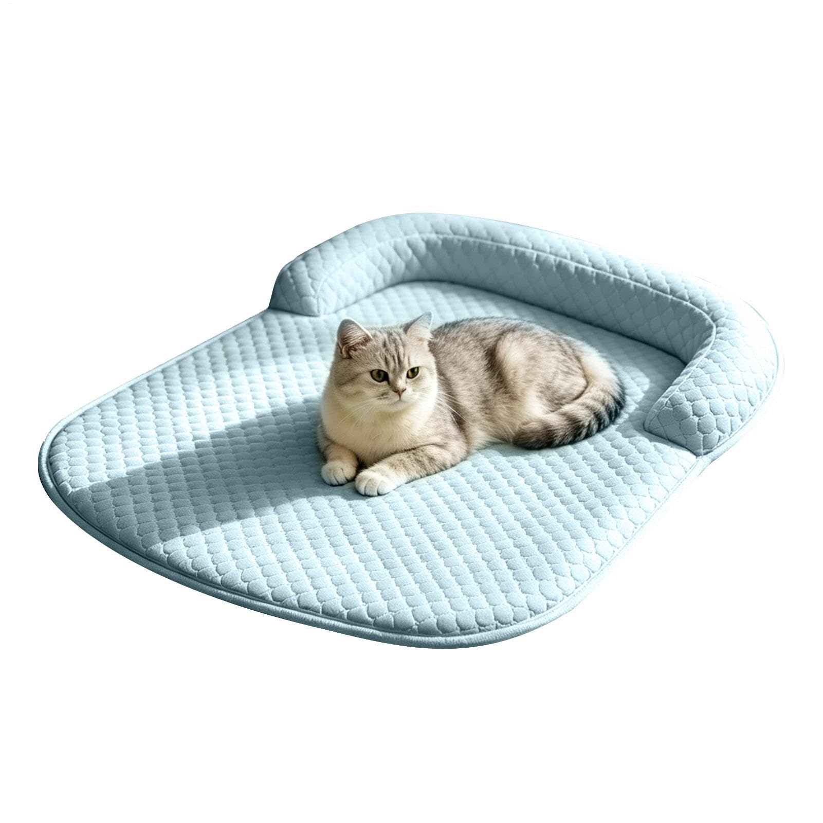 Tapis rafraîchissant pour chien doux lit respirant chiot chat grande taille