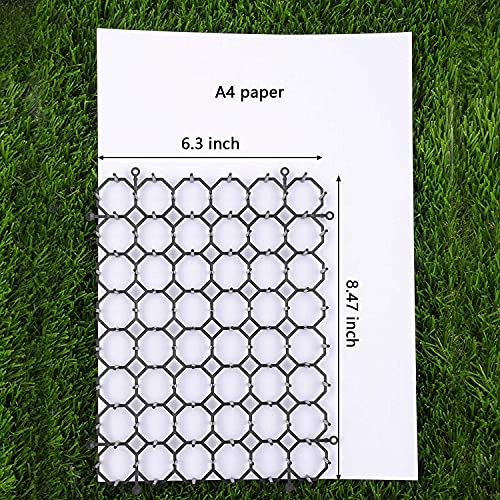 Oceanpax 8.47 X 6.3 Inch Cat Repellent Mat With Plastic Spikes Cat Mats For Cats Pest Strips From Digging 12 Pack Include 6 Staples And 6 Zip Ties #TOP1
