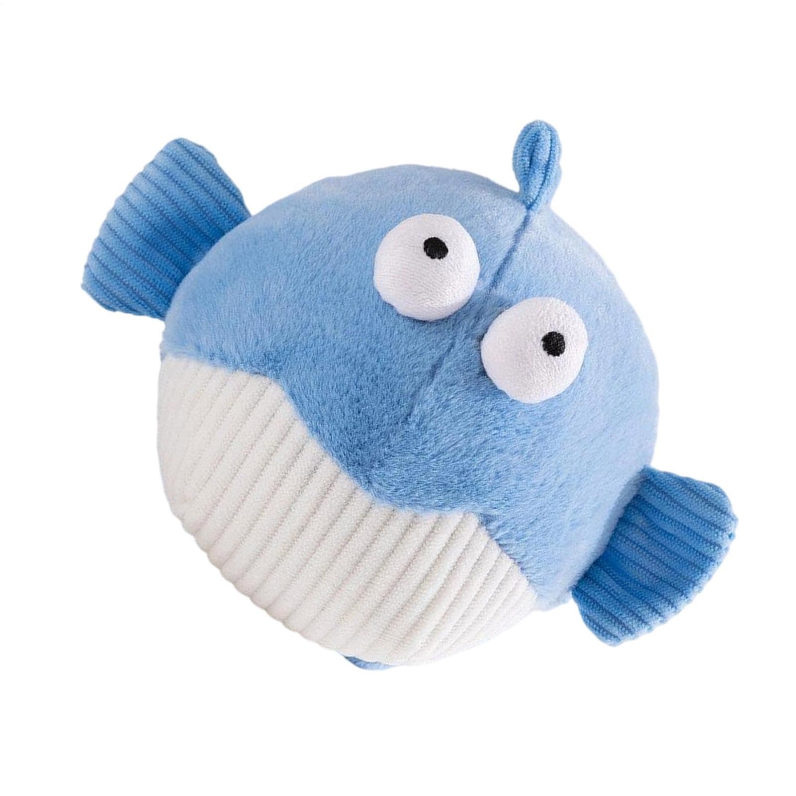 Balle Rebondissante pour Chien Jouet Couineur en Peluche Électrique pour