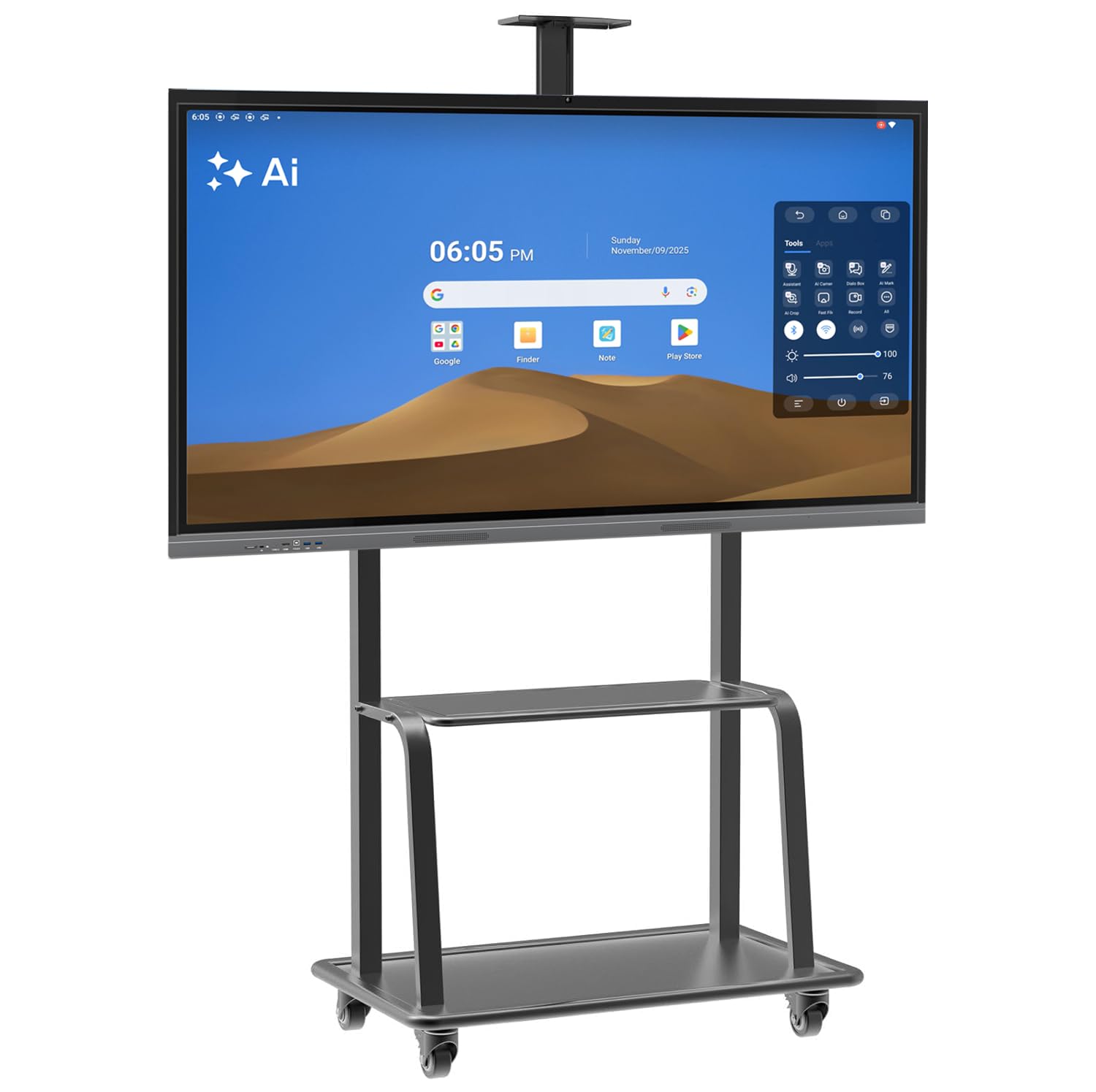 VUTEC 65 Inch Interactive Flat Panel Digital Board with Stand | Ai 4K Ultra HD Android 14 | All-in-One with Microphone | 8 GB RAM 256 GB Storage | Google Enabled Whiteboard | 3 Years Warranty On-Site-image-47