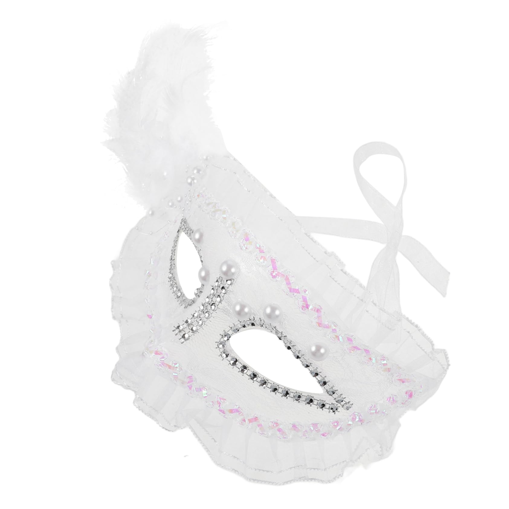 Healeved 3 Pezzi Maschera Halloween con Decorazioni e Maschera per Cosplay e Adatta per Balli e Speciali