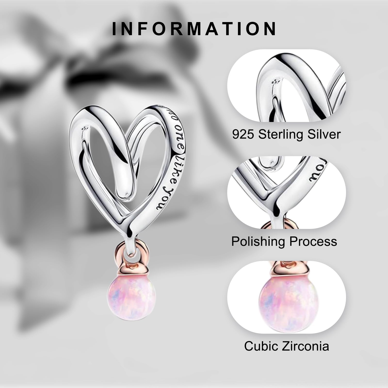 LaMenars 2022 Nuovo Cartone Animato Oceano Vetro di Murano Punto Charm per Le Donne Ciondolo in Argento Sterling 925 con Cubic Zirconia Fit Europe Regali per Le Donne Bracciale e Collana