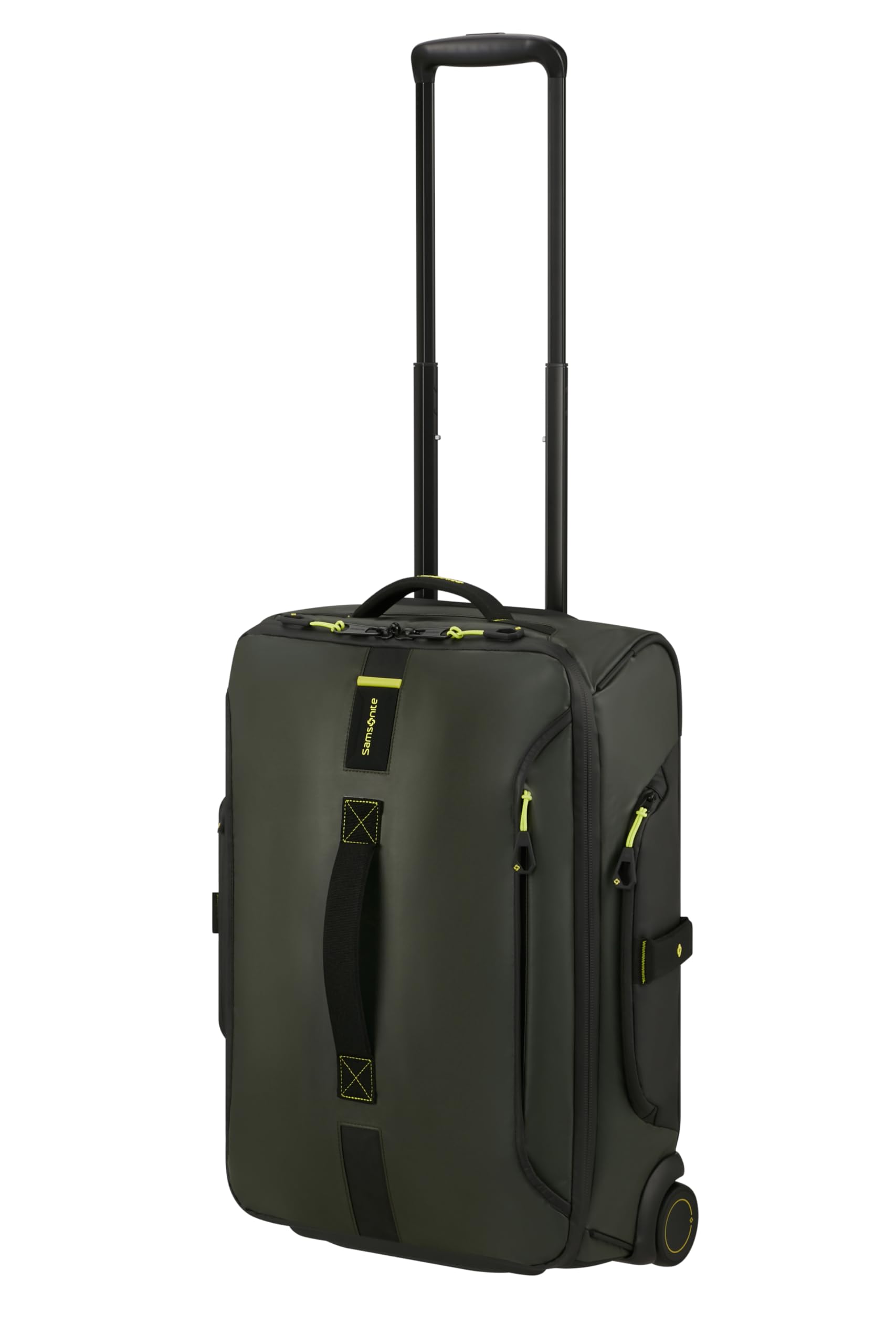 Samsonite Paradiver Light - Borsone con Ruote (55 cm), Small, Bagaglio a Mano, Idrorepellente, Leggero, 48,5L, Verde (Jungle Green)