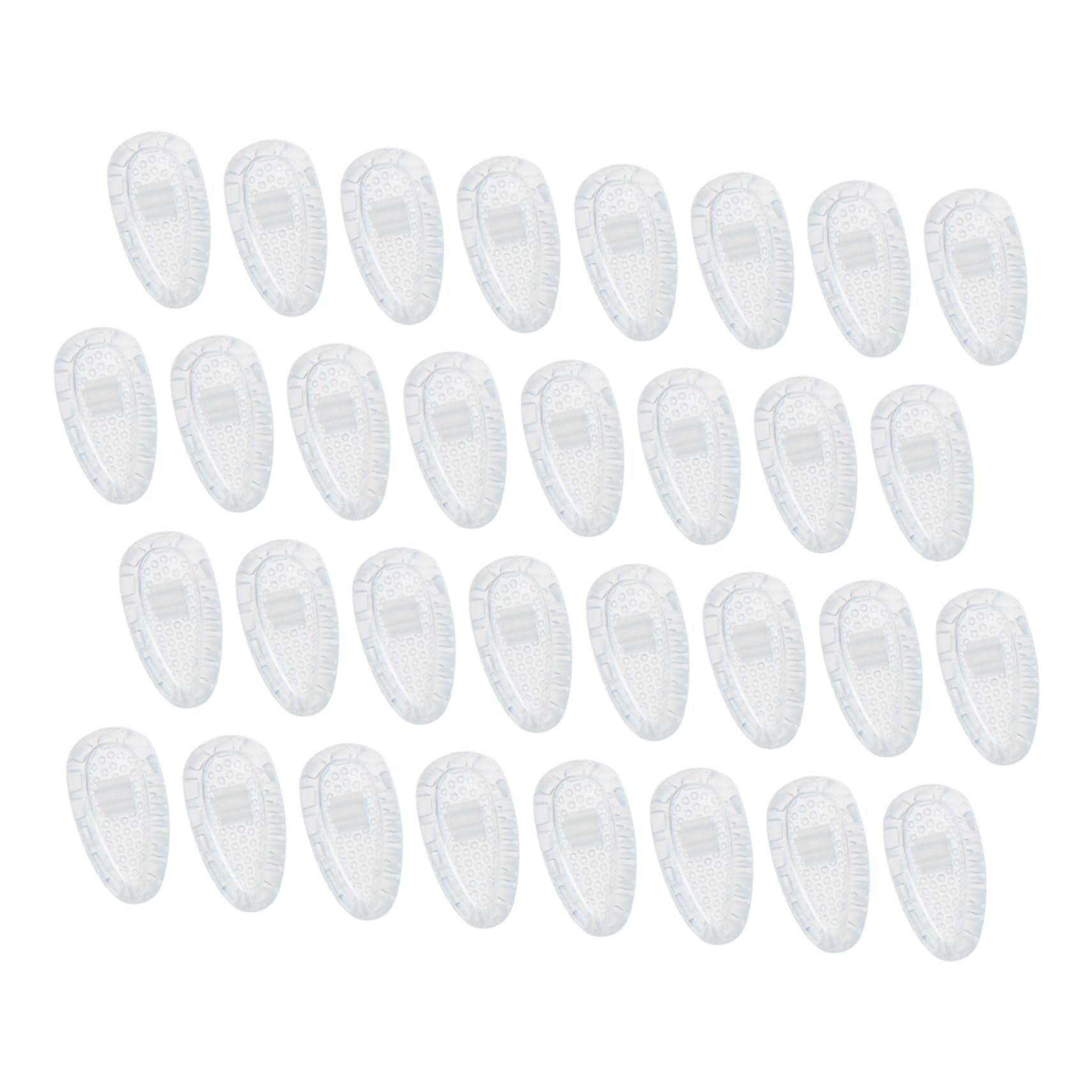 GLEAVI 125paia Cuscinetti Nasali Silicone Antiscivolo Per Occhiali Da Comfort Aggiuntivo e Maggiore Stabilità Per Visione Ottimale