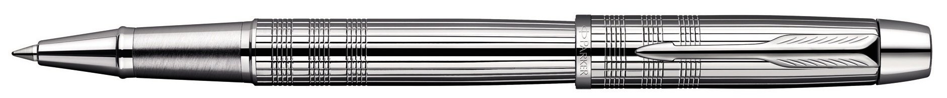 ParkerI.M. Premium Shiny Chrome Chiselled Rollerball Pen