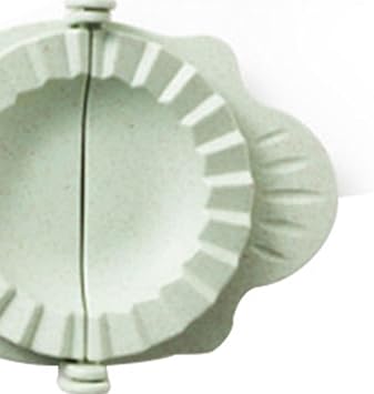 Dumplings Empanadas Press, Dumpling Maker Press Manual Fine Craftsmanship Hanging Labor Saving with Scoop for Household (Green)