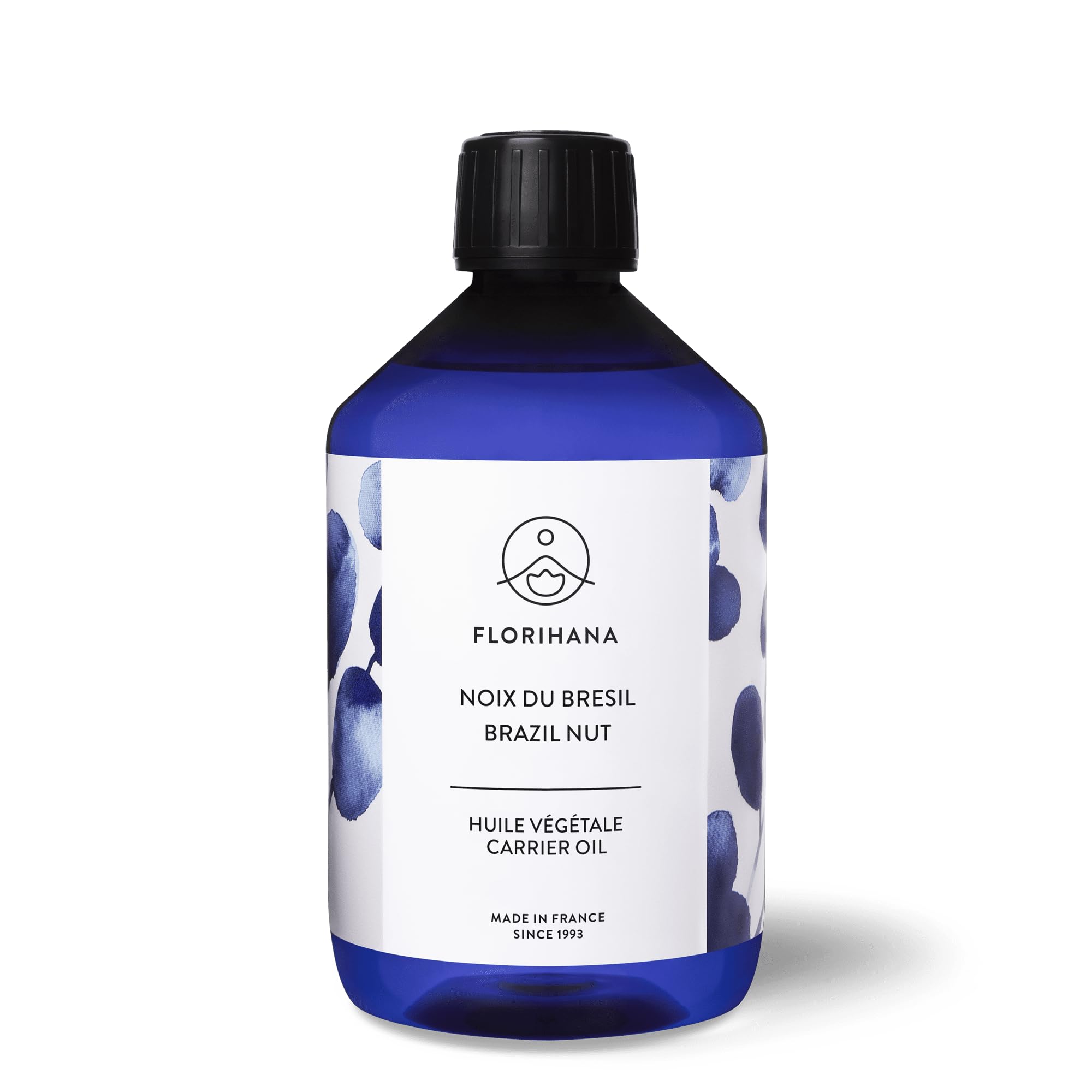 FLORIHANA - Aceite vegetal de nuez de Brasil orgánico - 100% puro y natural - Cosmos - 500 ml