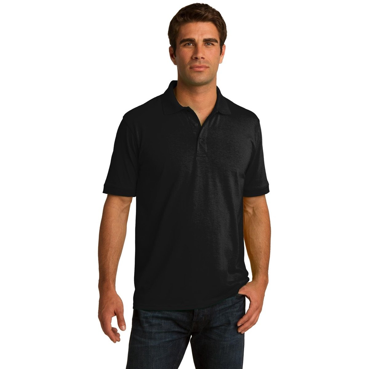 Clothe Co. Men's Big and Tall Polo Shirt, Men's Tall Polo Short Sleeve Performance Cotton Blend