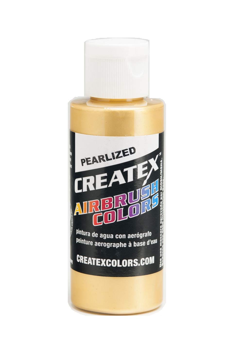 Createx Gold Airbrush Colors Pearlized 5307 Satin