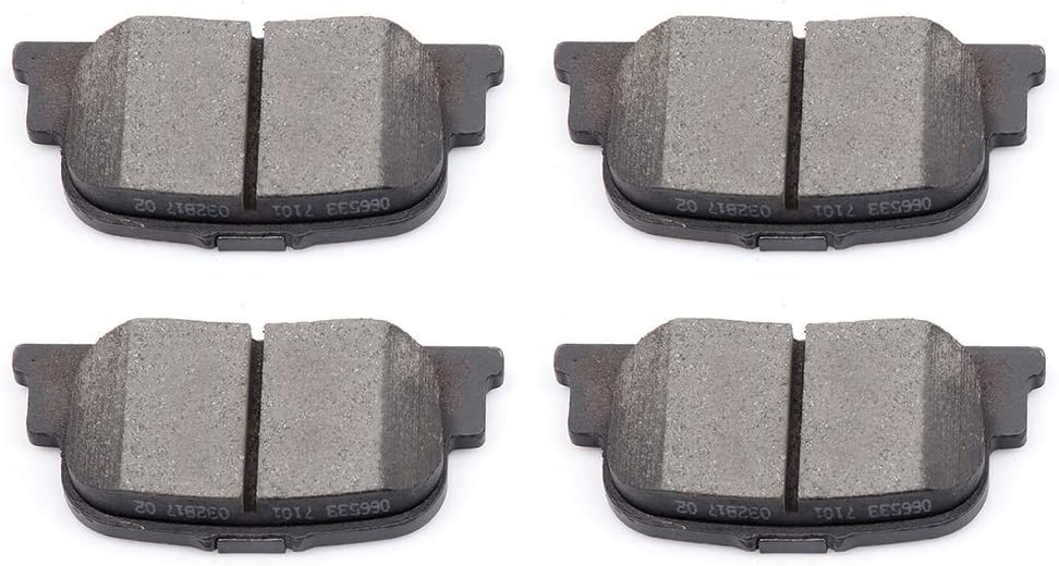 SCITOO Ceramic Discs Brake Pads, 4pcs Rear Brake Pads fit for 2005 2006 2007 2008 2009 2010 for SCION tC,2000 2001 for LEXUS ES300,2000 2001 for TOYOTA Camry