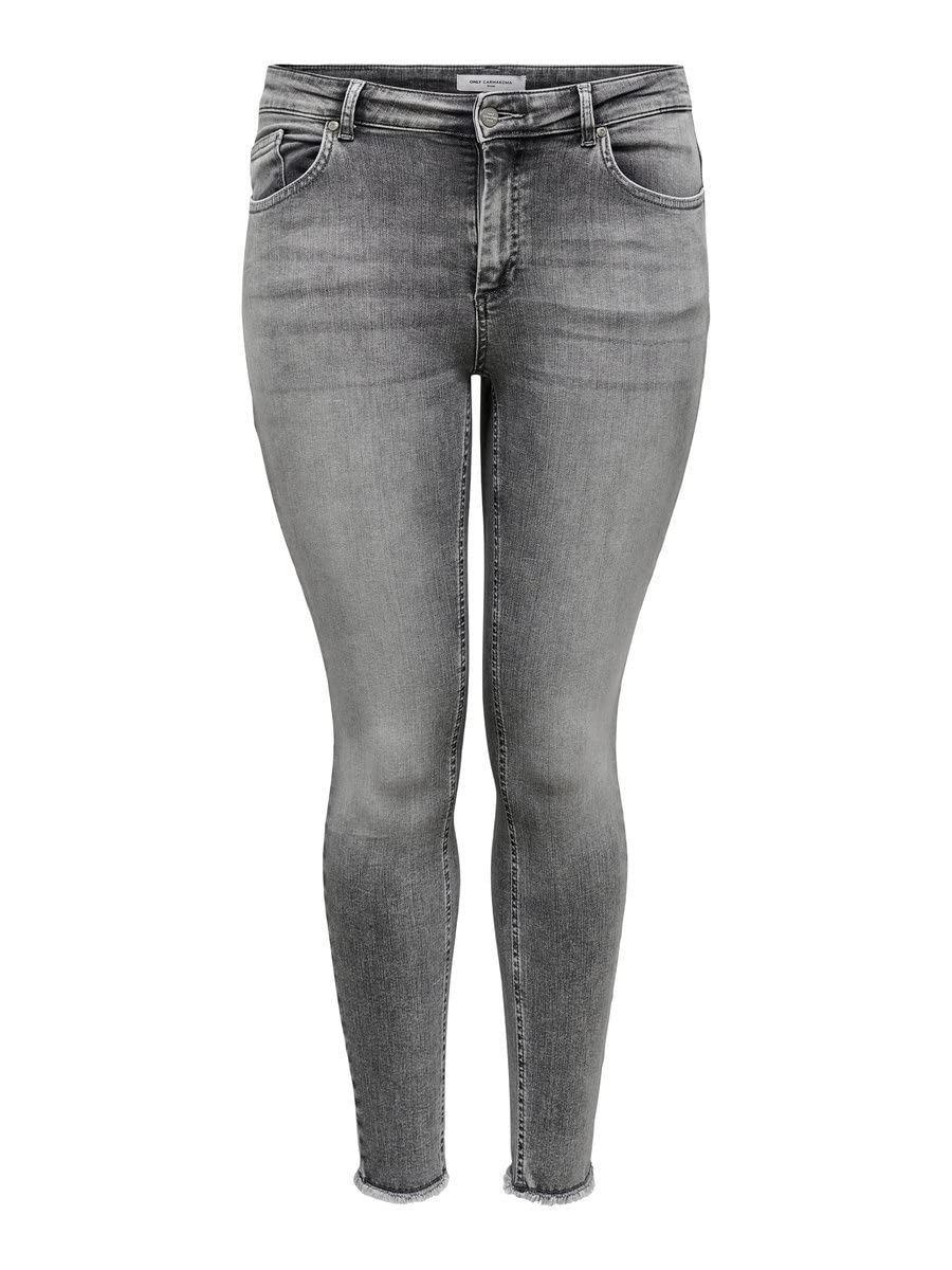 ONLY Carmakoma Damen Jeans Carwilly Life Reg Sk ANK Jn Rea0918 Noos