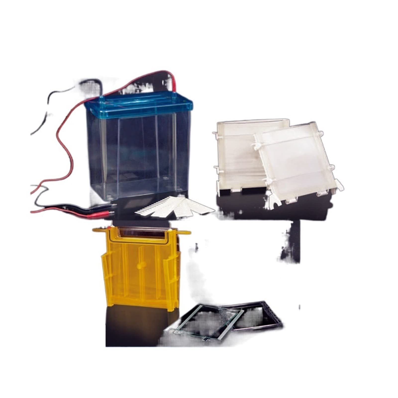 Tanque De Electroforesis De Instrumento De Electroforesis Vertical Doble DYCZ-24B