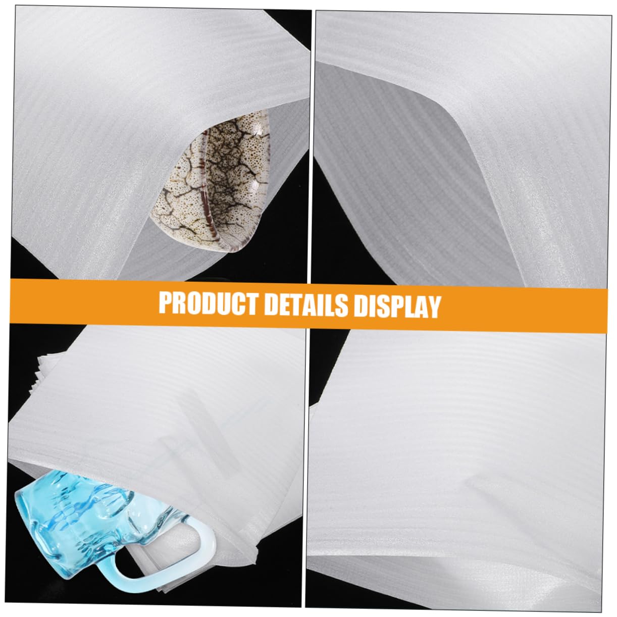 Bolsas de Espuma Antiestática de Color Blanco 300 Piezas Epe | Ligero y Versátil, para Teléfonos y Platos, Material de Embalaje para Mudanzas y Envíos