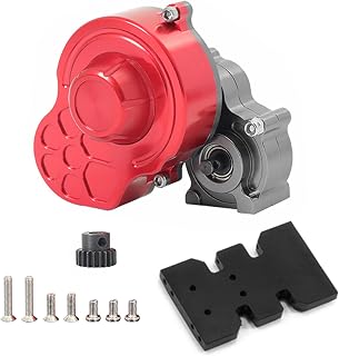 AMK 48P All Metal 1/10 RC Crawler Transmission 11.31:1 Single Speed Wraith Gearbox with POM Plate for Axial SCX10 I Upgrades