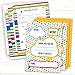 Canopy Street Dots and Stripes Kids Thank You Note Card Pack / 20 Fill In Childrens Colorful Thanks Cards With White Envelopes / 4 5/8