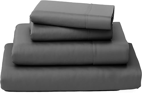 Miniatura 1 de Juego de sábanas de 4 piezas, microfibra suave, transpirable, resistente al encogimiento y a la decoloración, fácil cuidado (tamaño matrimonial,