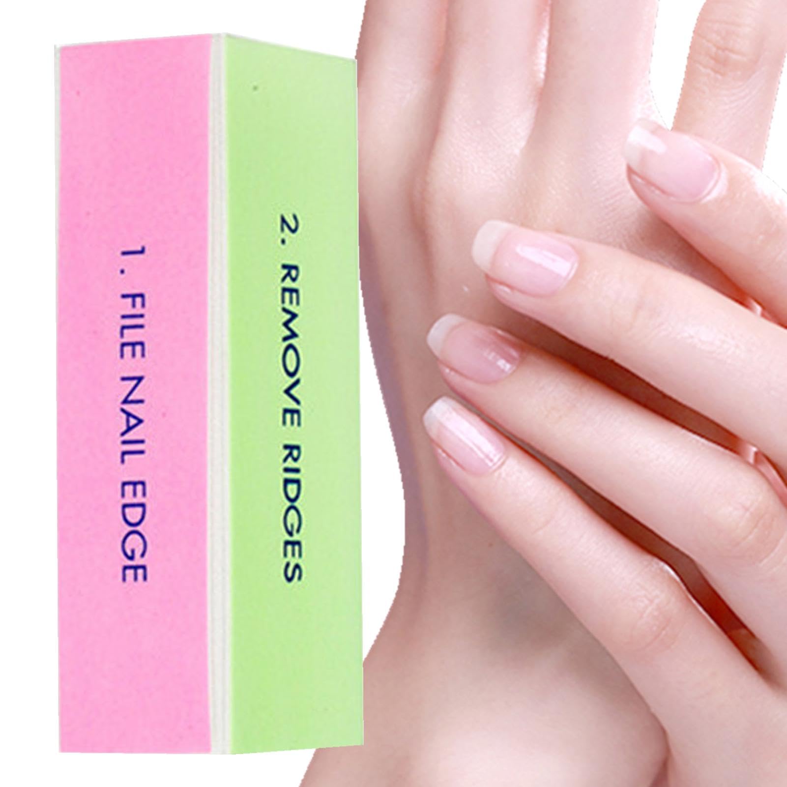 Blocco tampone per unghie a 4 vie, blocco tampone più liscio per unghie | tampone per unghie 4 lati, tampone lucido a 4 vie, lucidatrice per unghie, di lucidatura e levigatura per