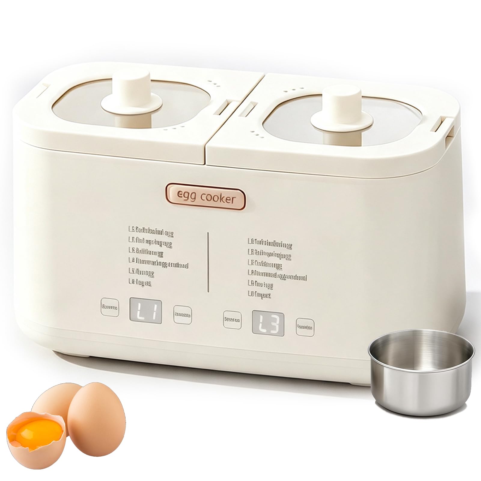Cocedor De Huevos Para 8 Huevos Eléctrico Con Sistema De Cocción