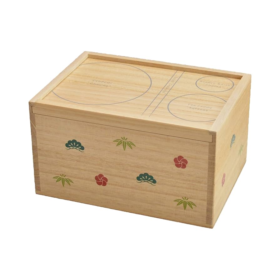 茶道具セット 木製収納ケース付き 茶道具セット 木製収納ボックス付き