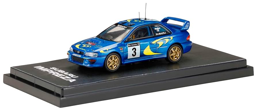 スバルインプレッサWRCコンセプトカーモデル Amazon | HJ64 1/64 スバル インプレッサ WRC 1997#3 (RAC RALLY
