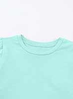 Vista 4 de blibean Camisas de moda para niña, tops de verano de 4 a 15 años