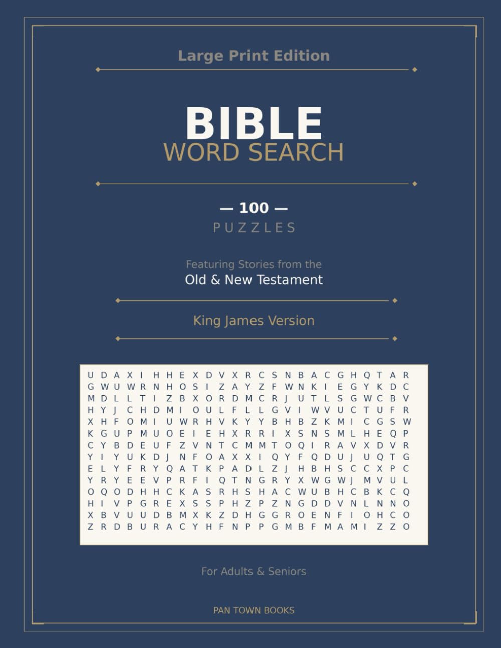 Bible Word Search: Large Print Edition (Bible Word Search - KJV Version)