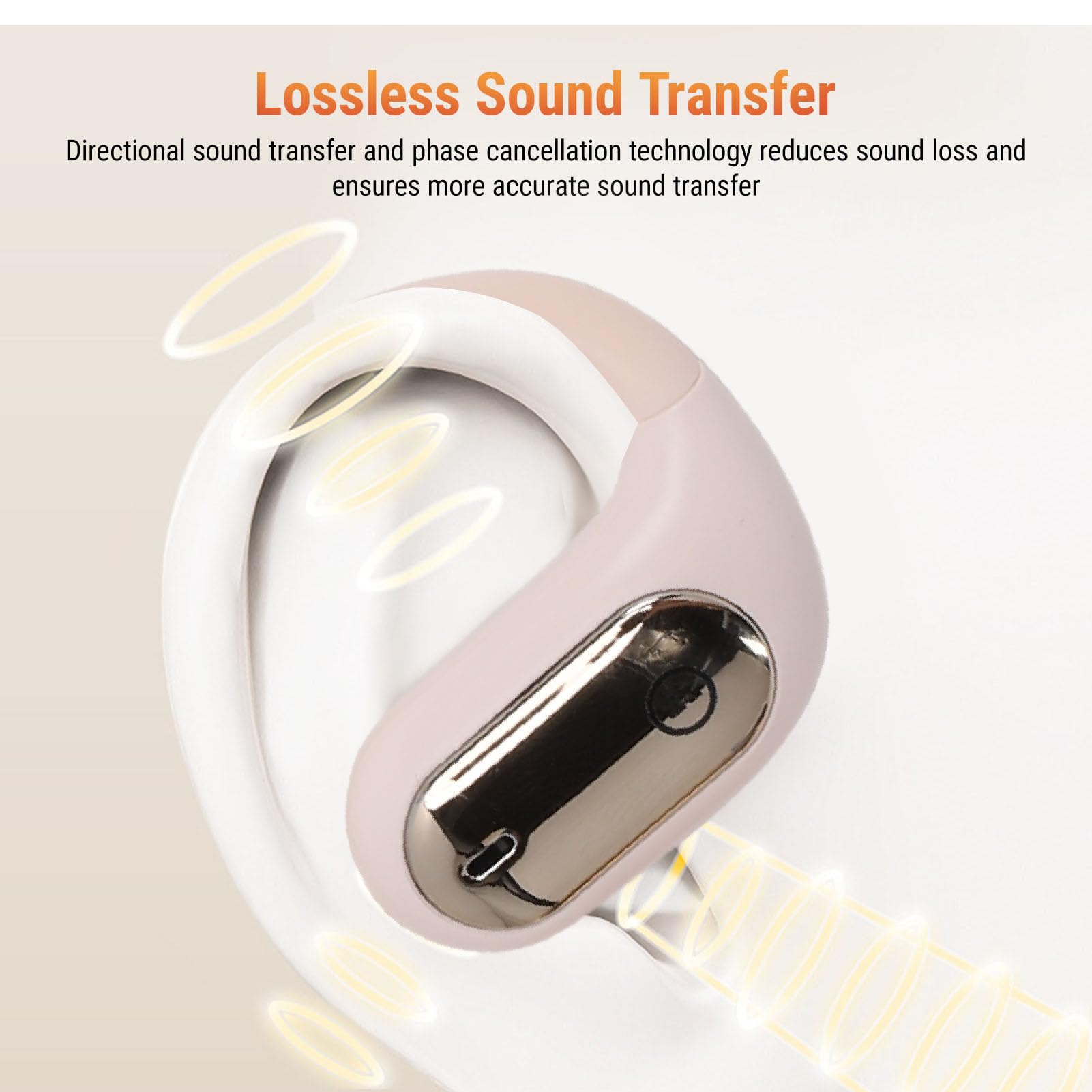 CHICIRIS Auricolari, Cuffie Wireless con Luce Notturna Ambientale Custodia di Ricarica Rotante Suono Bilanciato per Corsa, Allenamento, Palestra