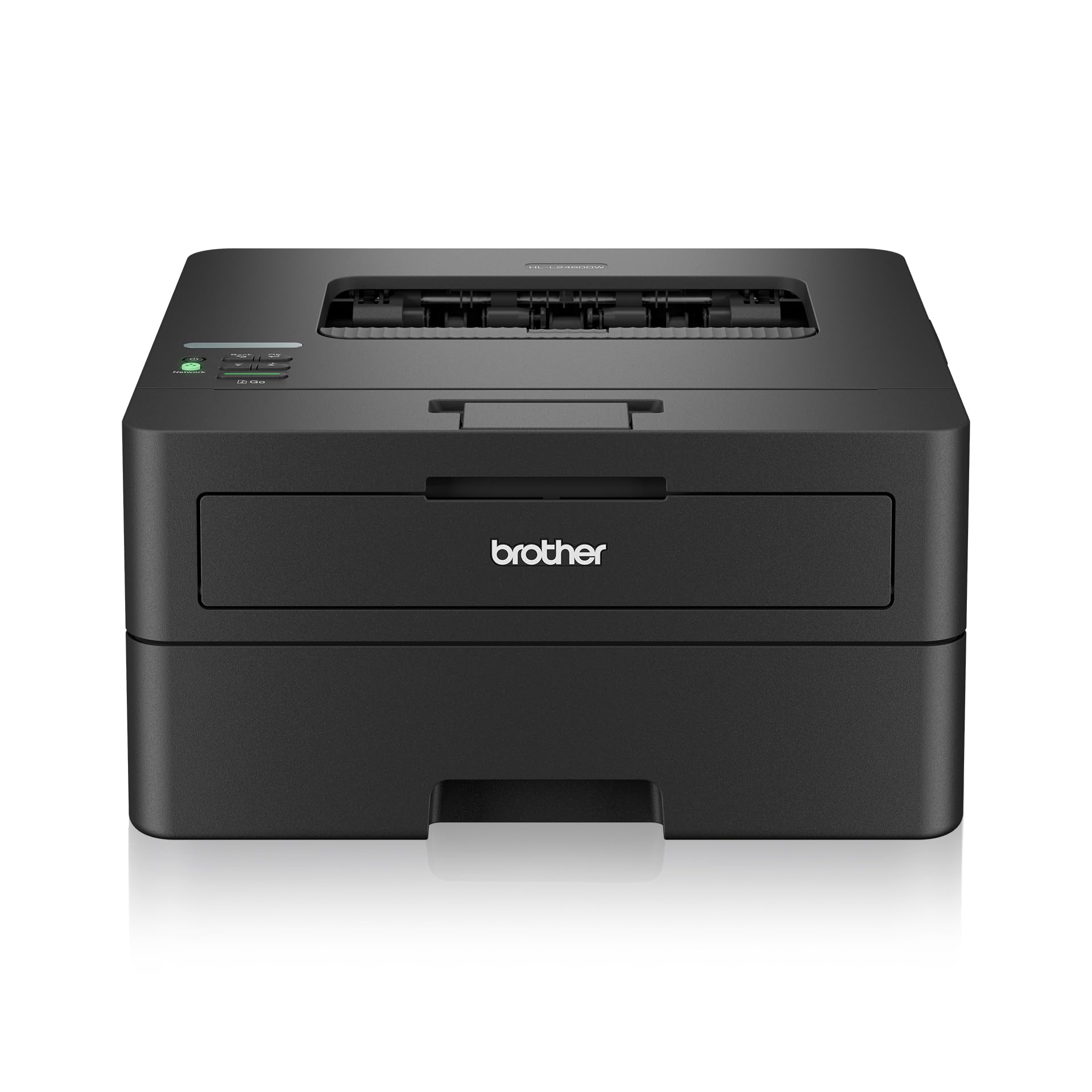 Brother HL-L2460DN Auto-Duplex-Monochrom-Laserdrucker, 34 Seiten/Minute, LCD-Display, 128 MB Speicher, LAN, USB, 250-Blatt-Papierfach, Schwarz