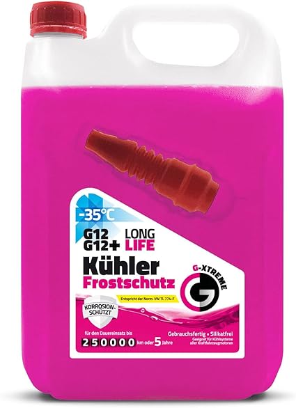 Hochwertige Autochemikalien | Kühlerfrostschutz G12 / G12 ...