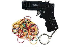 Rubber Band Toothpick Shooter Toy, Outdoor Activities Brain Teaser for Adults and Kids