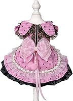 Vista 54 de Moda Vestido de Princesa de Chifón para Perro Dulce Cachorro para Perro EXTRAL Pequeño y Perro Pequeño Rosa M