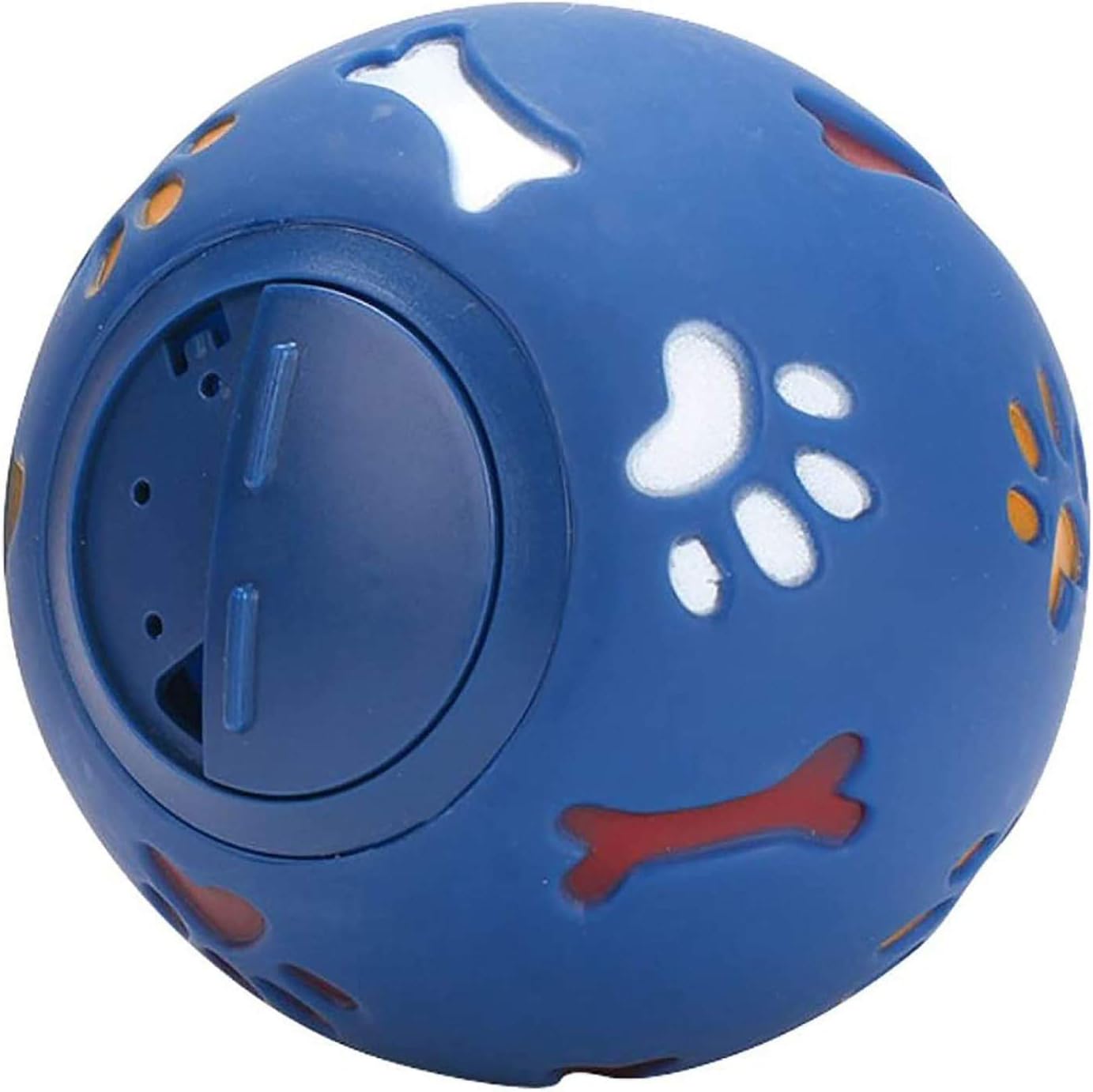 Clicitina Dispensador de Comida de croquetas de Goma Dispensador de de Juguete Juguete para Masticar Dulces Suministros para Cachorros para Cachorros Pequeños Hembra (Blue, L)