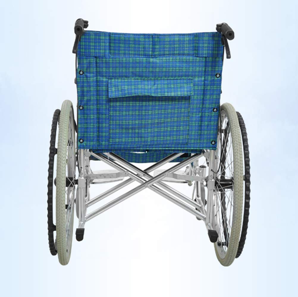 Medyczny fotel rehabilitacyjny, wózek inwalidzki, lekki składany wózek inwalidzki do jazdy medycznej, gruby stop aluminium podwójny hamulec wózek inwalidzki składany lekki z toaletą dla osób starszych