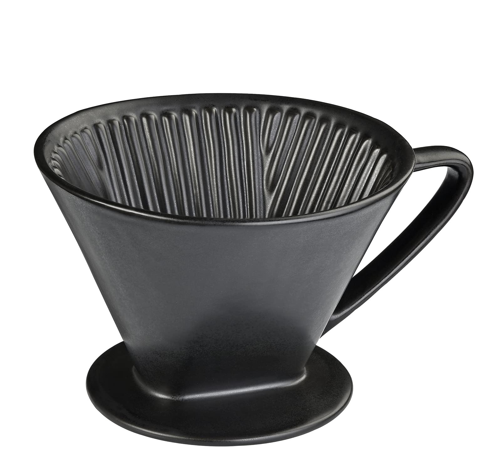 Filtre à café permanent Noir mat Taille 4 cilio