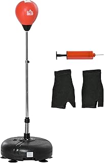 HOMCOM Punching Bag with Stand, Free Standing Boxing Bag Set