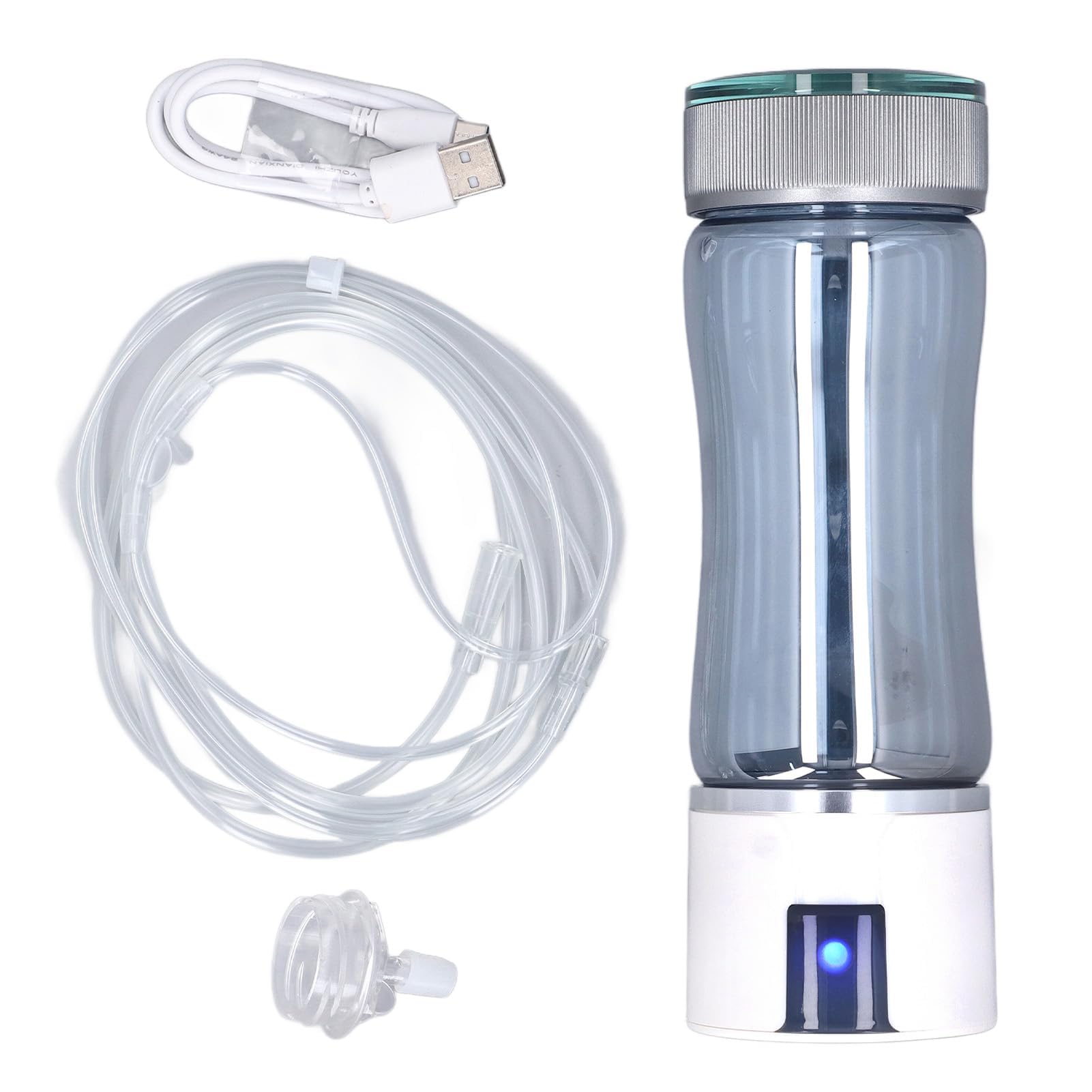 Macchina per Ionizzatore D'Acqua a Idrogeno 3000PPB Bottiglia per Generatore di Acqua Ricca di Idrogeno 300 Ml per Casa e Ufficio DC 5 V