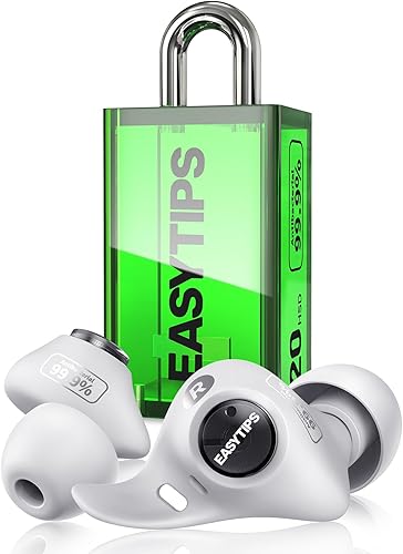 Whizzer Tapones para los oídos de concierto de alta fidelidad, tapones para los oídos de los músicos para conciertos con iones de plata