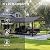 PHI VILLA 10x20 ft Carport, Metal Carports Canopy Heavy Duty Car Port Portable Garage with Galvanized Steel Roof Multi-Use Shelter, Sturdy Outdoor Car Ports for Cars, Boats and Tractors