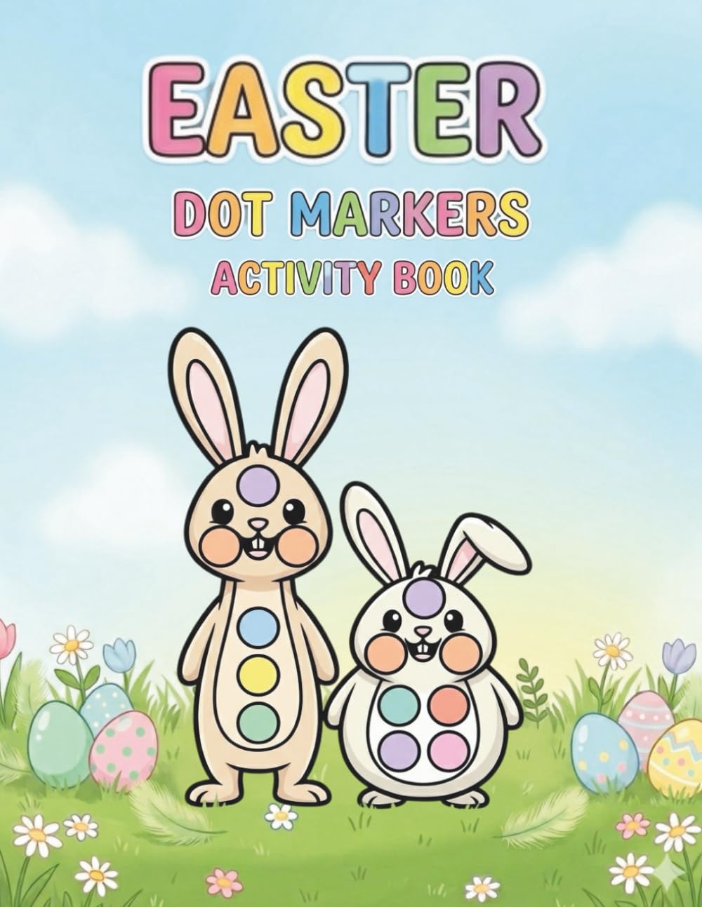 Dot Markers Activity Coloring Book for Toddlers: Easter Big & Easy Fun Coloring for Kids Ages 2+