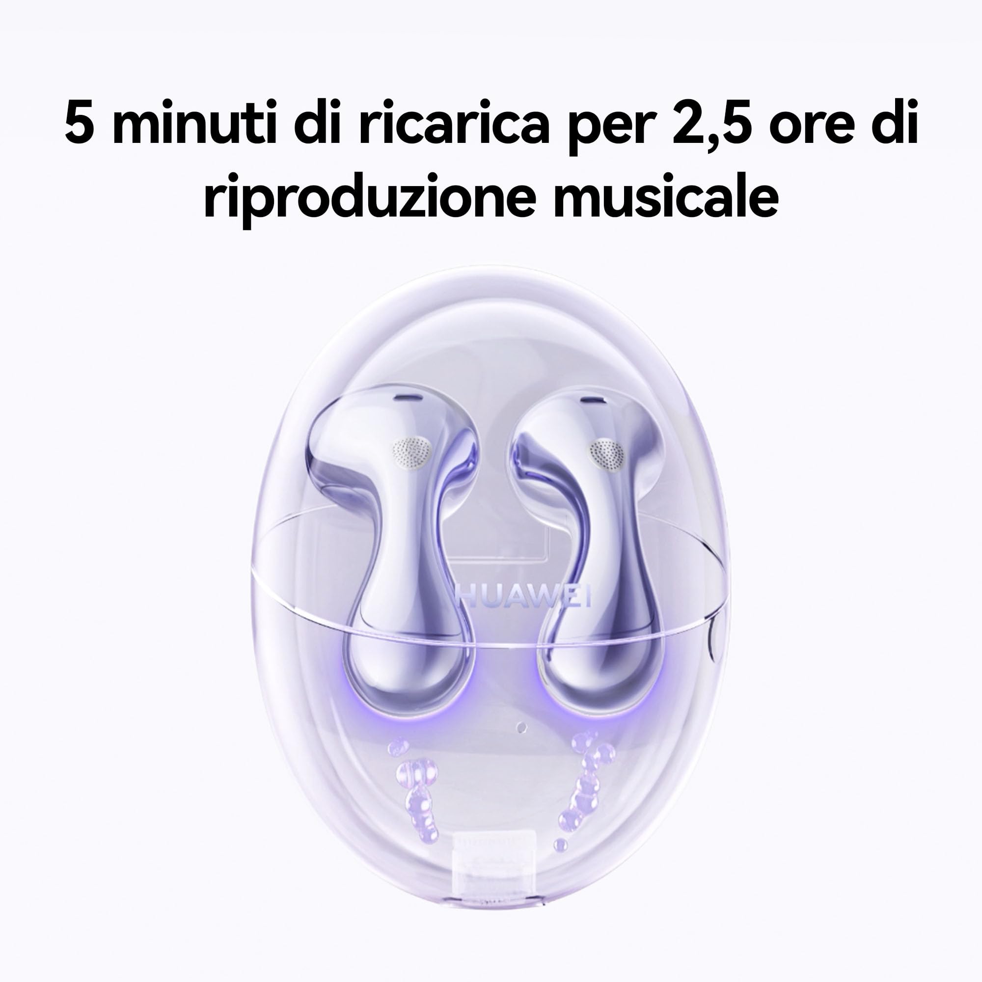 HUAWEI FreeBuds 6 Auricolari Wireless, Vestibilità aderente all’orecchio, Doppio driver True Sound, Chiamate stabili e cristalline, Open-fit ANC, 36H Durata della Batteria, IP54, iOS & Android,Nero | Chiamate chiare e stabili, doppi altoparlanti True Soun