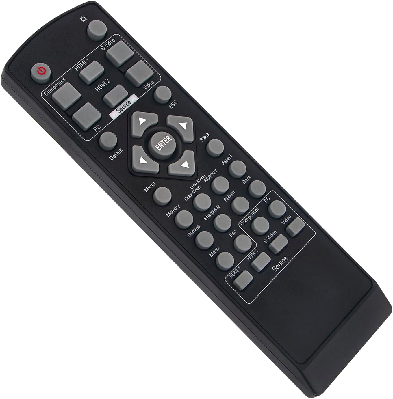 150015000 Replace Remote Control Compatible with Epson EH-TW3000 EH-TW2800 EH-TW4000 150015001 EH-TW2900 EH-TW4500 EH-TW4400 EH-TW3500 Home Cinema Projectors