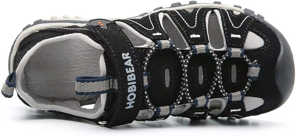  | HOBIBEAR Boys Girls Sport Water Sandals Closed-Toe Outdoor(Toddler/Little Kid/Big Kid) | Sandals