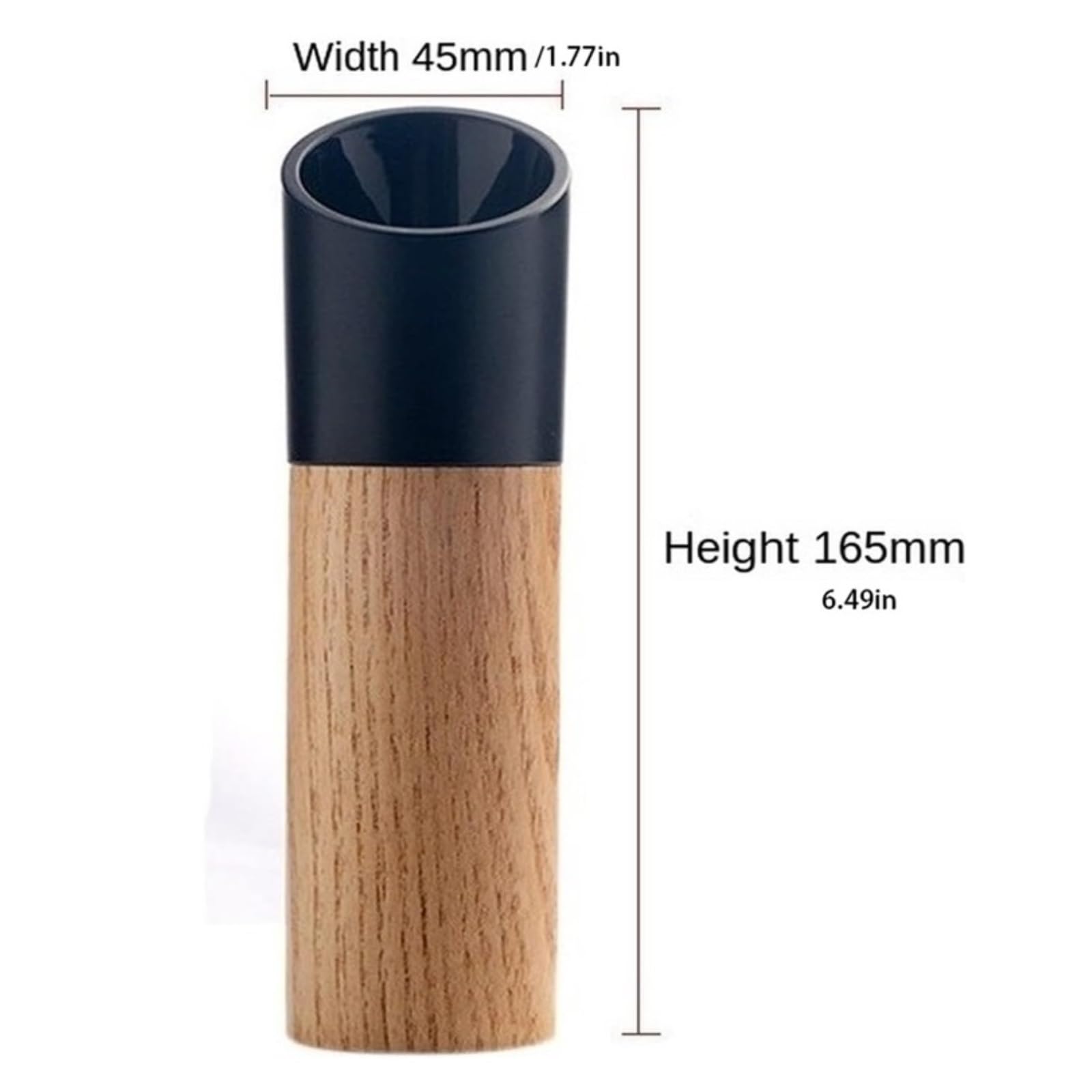 Mühle Für Salz Pfeffer Salz- und Pfeffermühlen-Set, Salz- und Pfeffermühlen-Set aus Holz, nachfüllbare Pfeffer-Gewürzmühlen Gewürzmühlen Küche