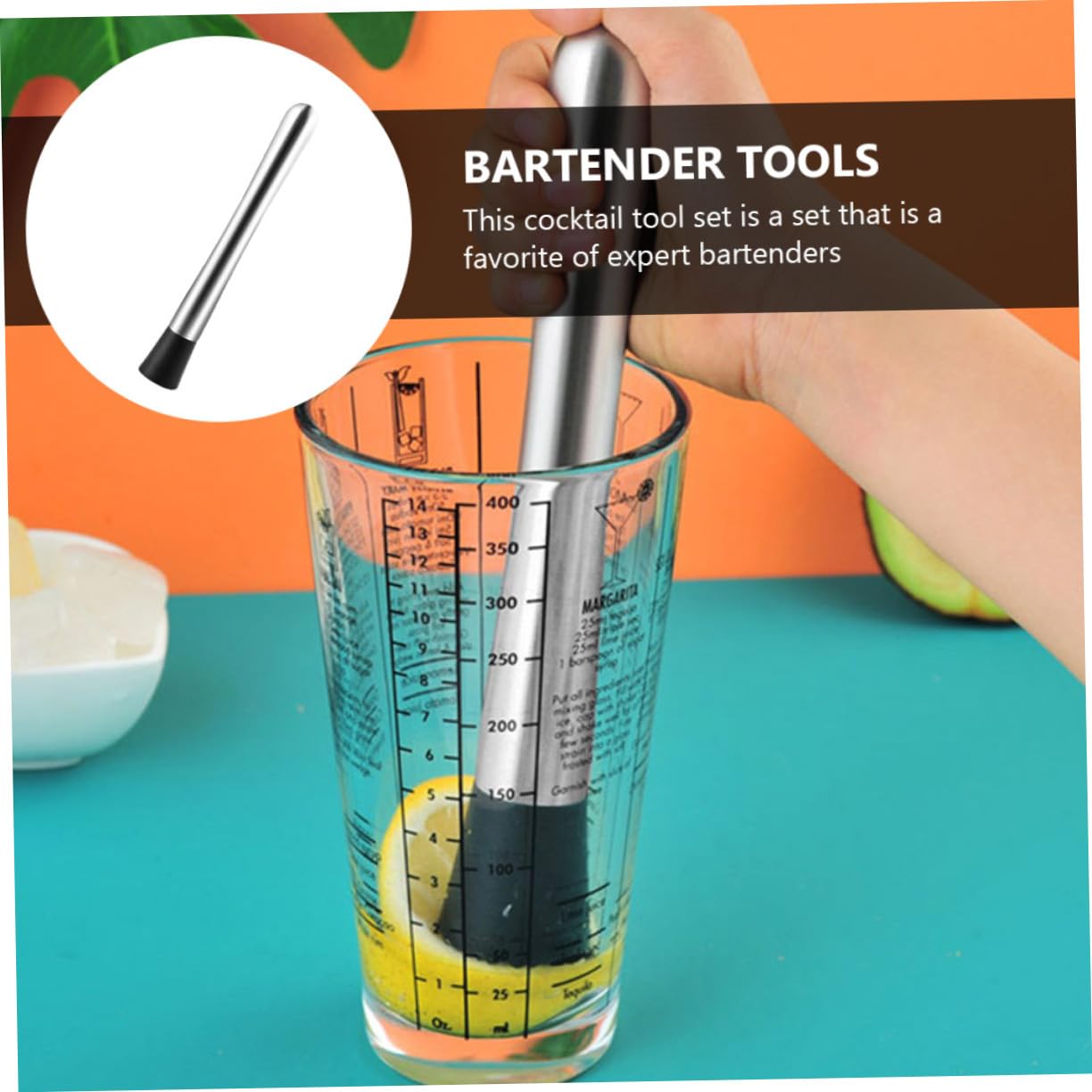 Cocteleras de Acero Inoxidable Equipos para Cócteles Herramientas para Barman para Preparar Cócteles Casa o Eventos Sociales Color Aleatorio